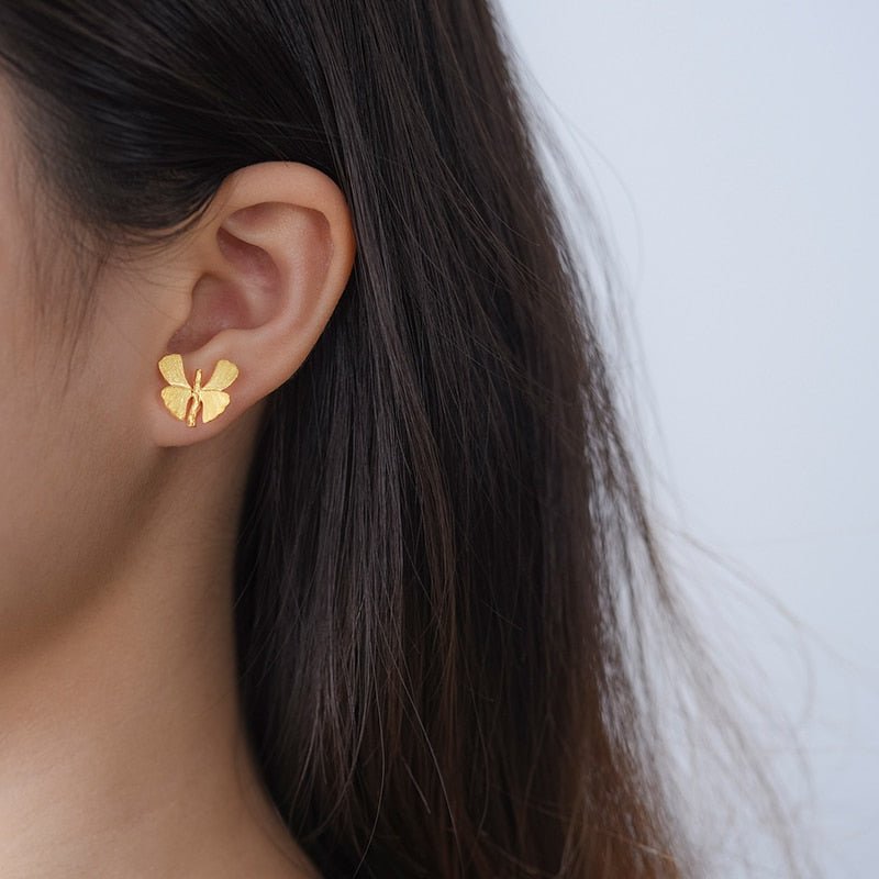 Ginkgo Wings - Stud Earrings | NEW