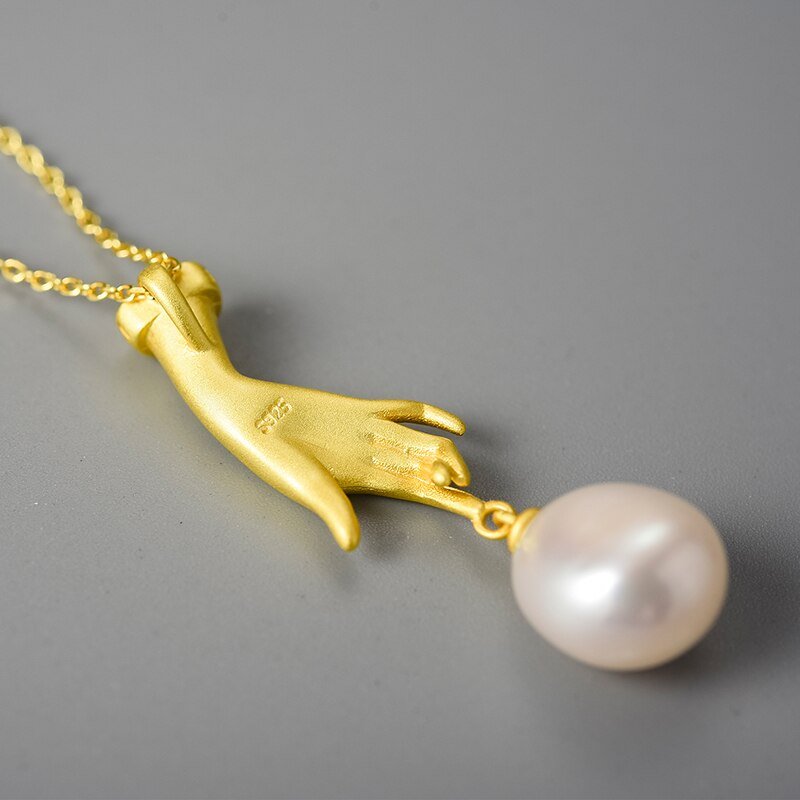 Pearl Drop - Handmade Necklace