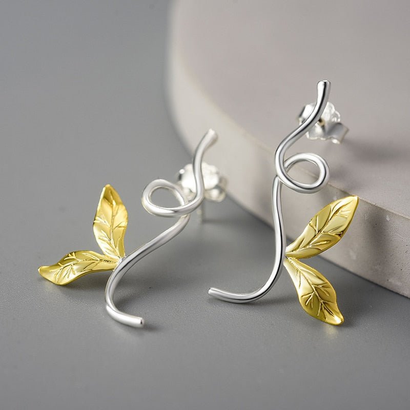 Twisted Branch - Drop Earrings