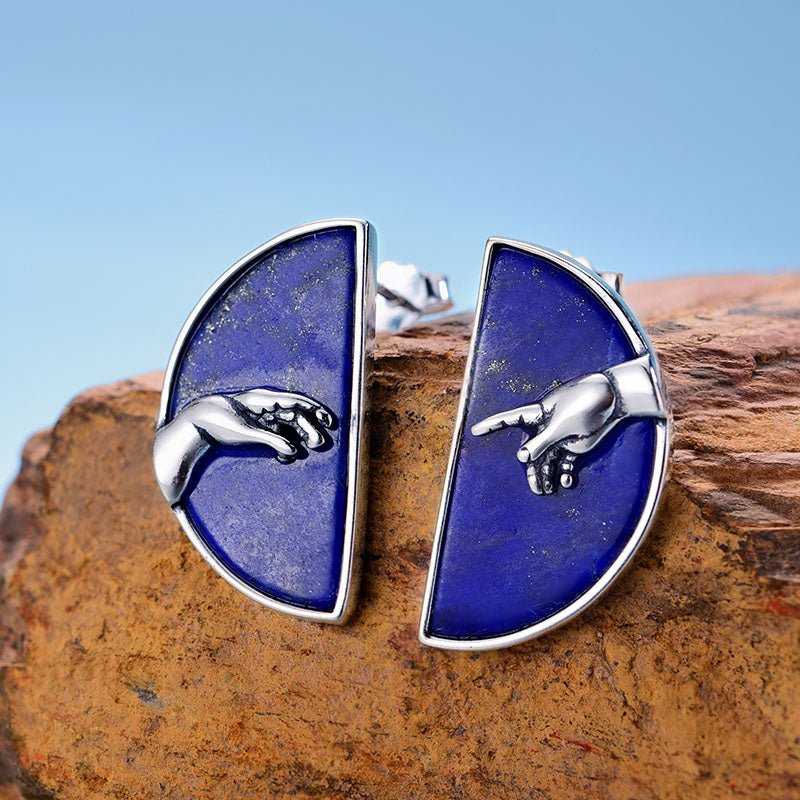 Reaching Hand - Stud Earrings | NEW - MetalVoque