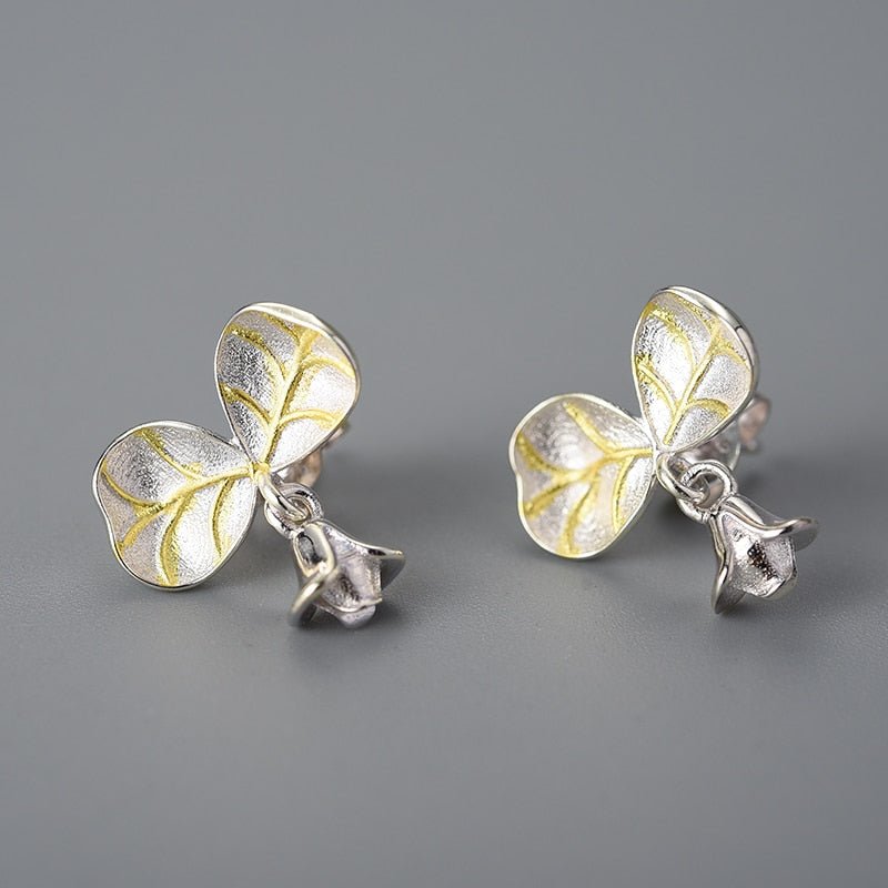 Cute Bell Flower - Stud Earrings