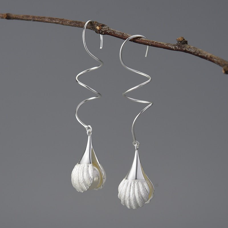 Spiral Shell - Dangle Earrings | NEW