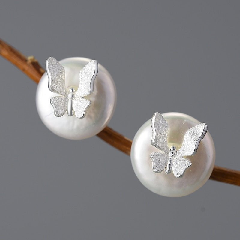 Baroque Butterfly - Stud Earrings | NEW