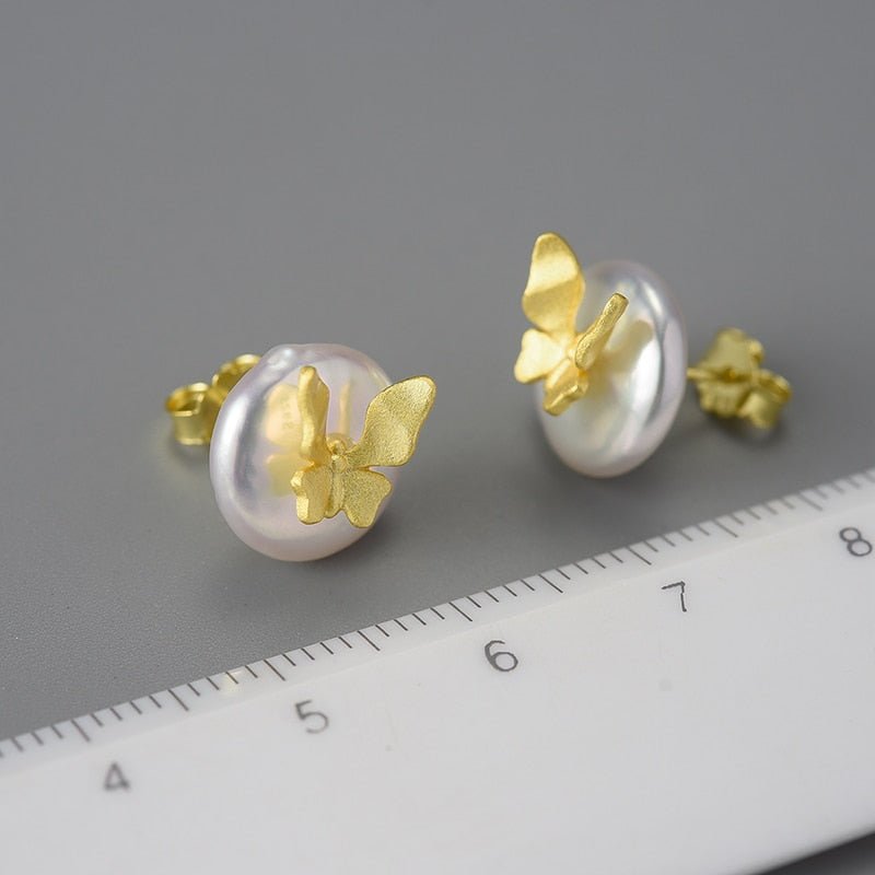 Baroque Butterfly - Stud Earrings | NEW