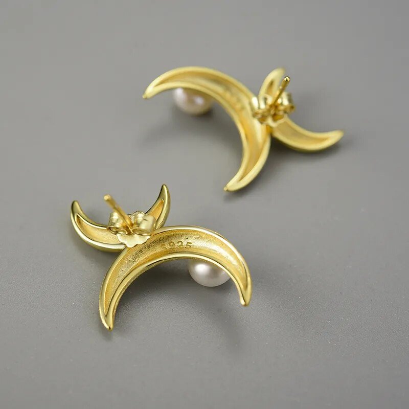 Triple Moon - Stud Earrings | NEW