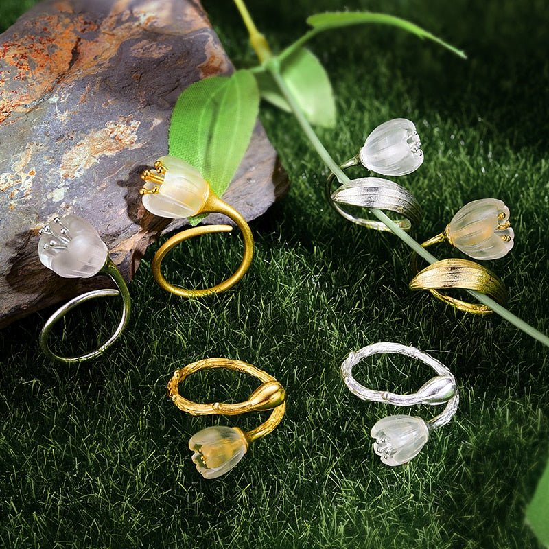 Valley Flower - Adjustable Ring - MetalVoque