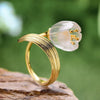 Valley Flower - Adjustable Ring - MetalVoque