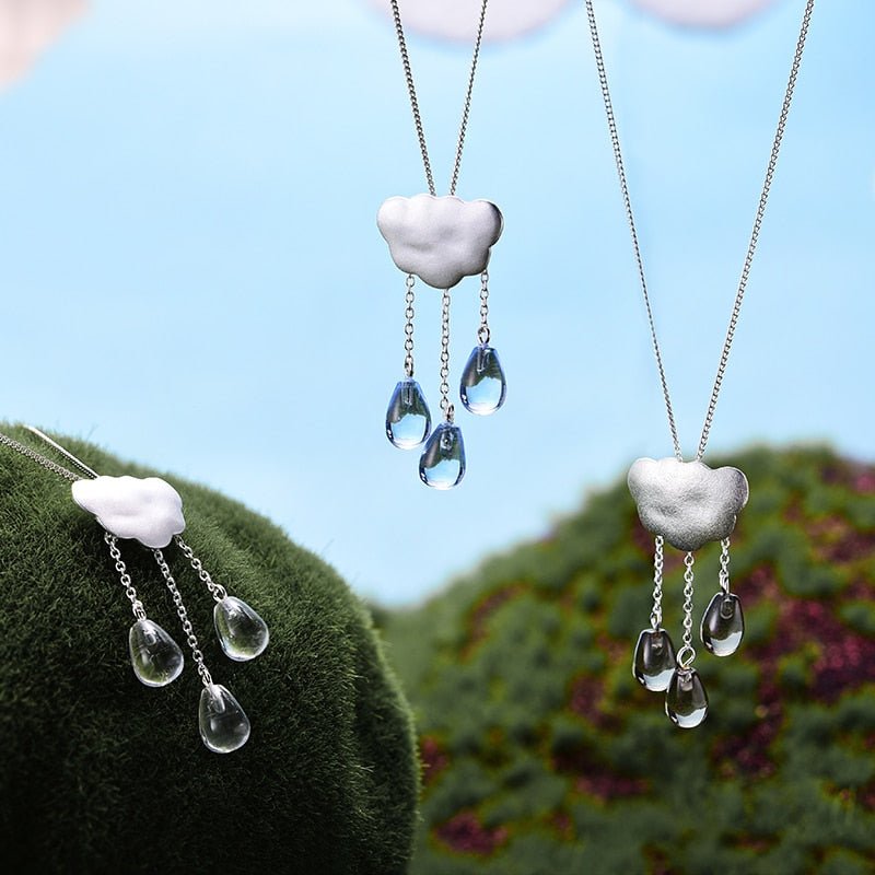 Rainy Cloud - Handmade Pendant | NEW - MetalVoque