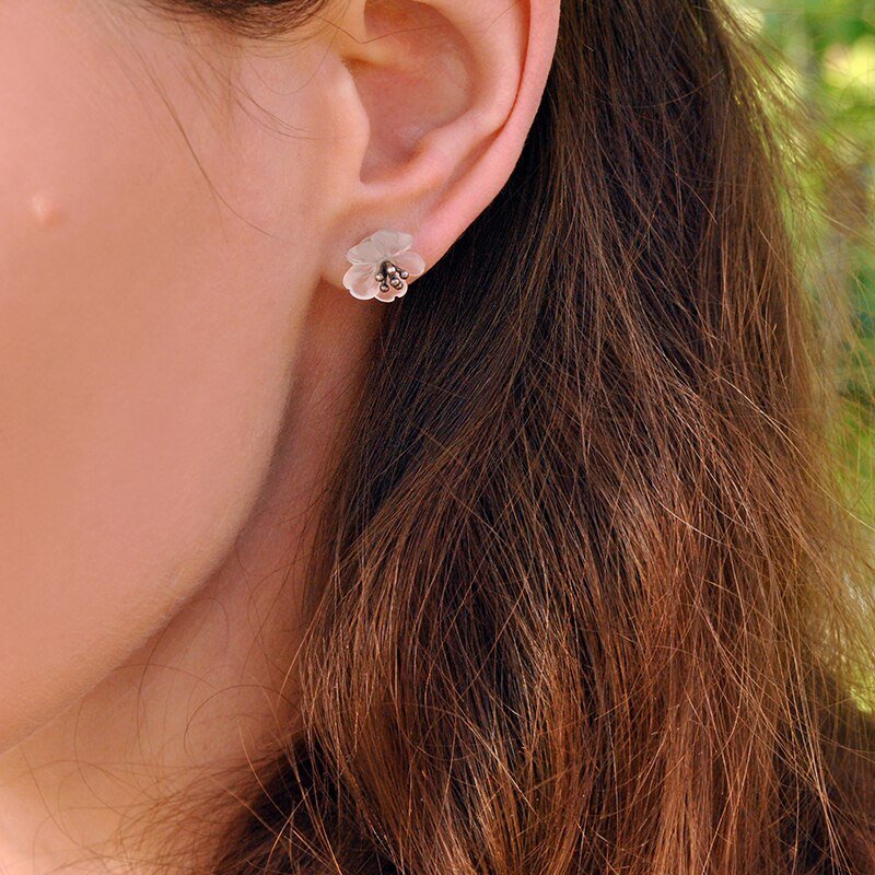 Rainy Flower - Stud earrings | NEW - MetalVoque