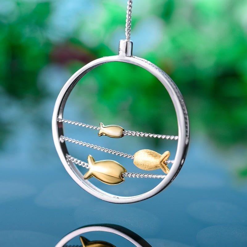 Pisces Pond - Handmade Pendant | NEW - MetalVoque