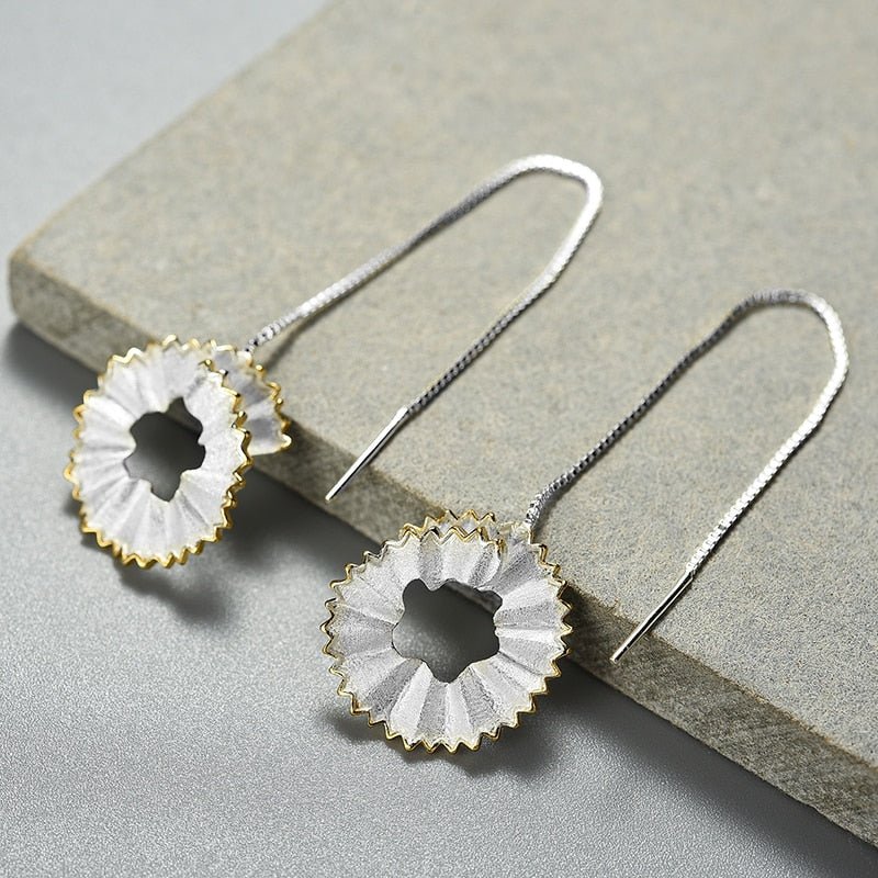 Pencil Art - Dangle Earrings | NEW - MetalVoque