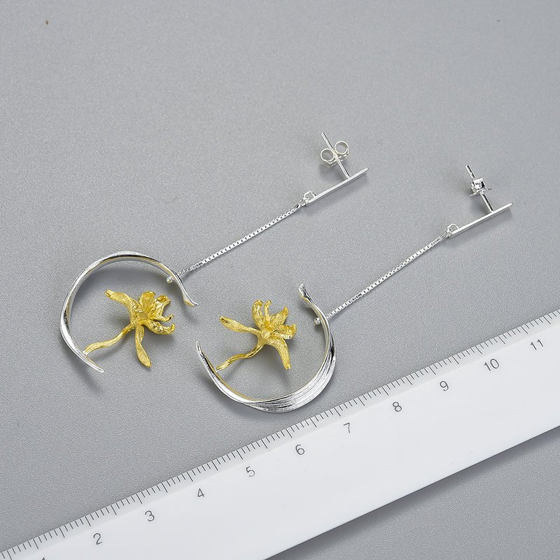 Iris Ballet - Dangle Earrings