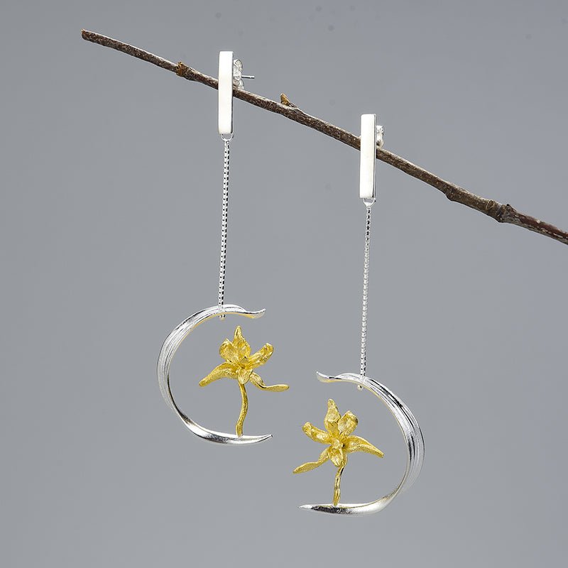 Iris Ballet - Dangle Earrings