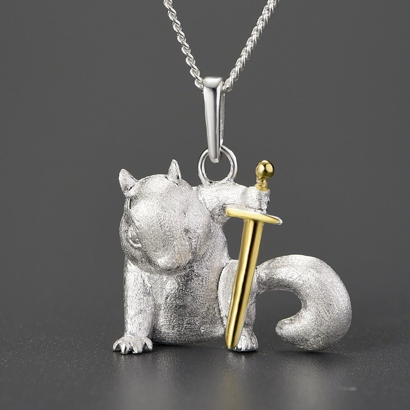 King Squirrel - Handmade Necklace