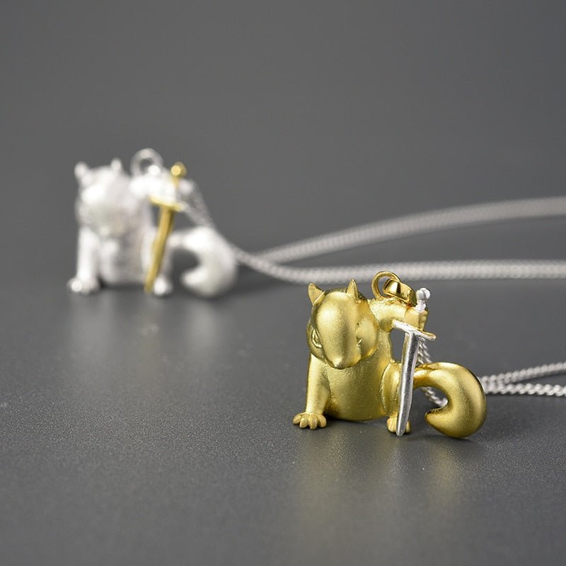 King Squirrel - Handmade Necklace