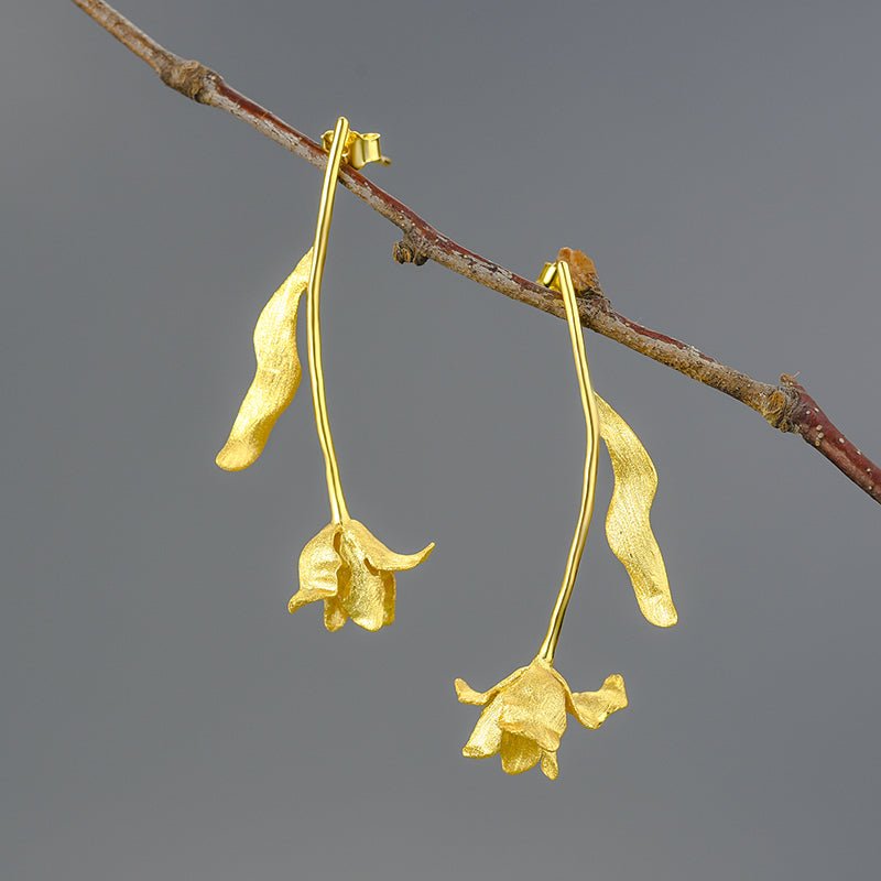 Elegant Tulip - Dangle Earrings