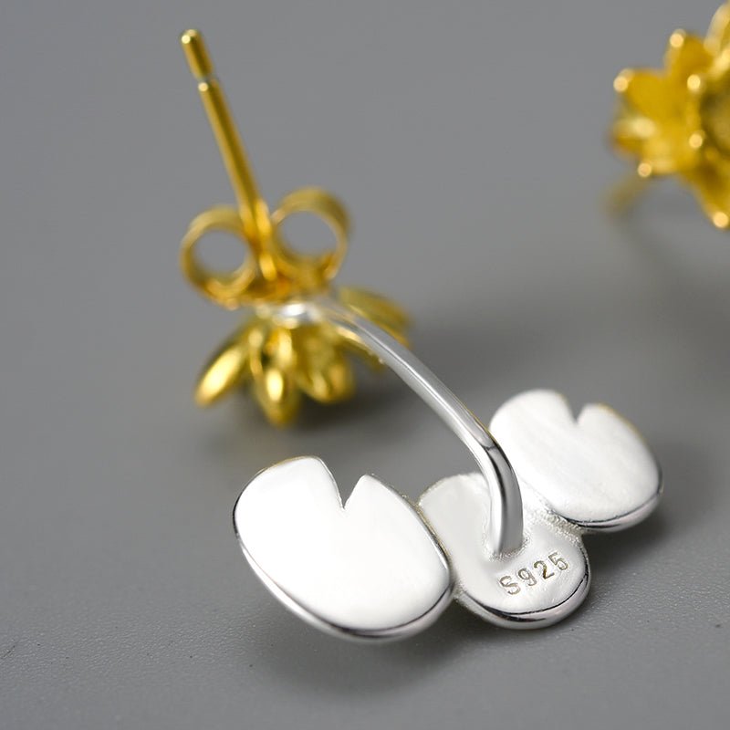 Lily Pad - Stud Earrings