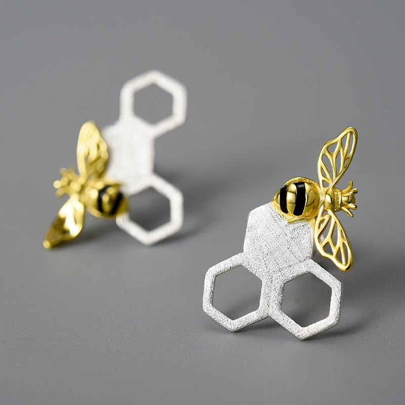 Honeybee Guard - Stud Earrings