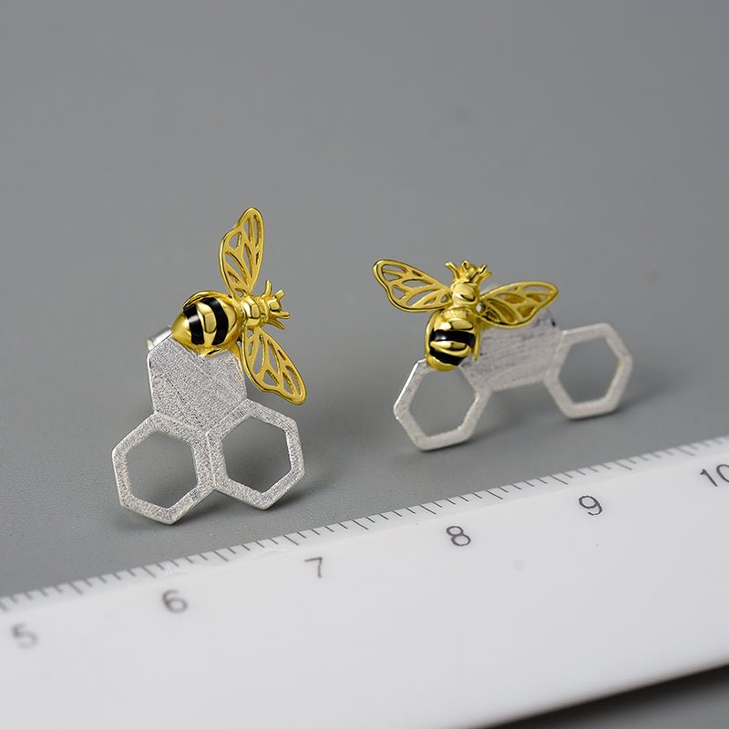 Honeybee Guard - Stud Earrings