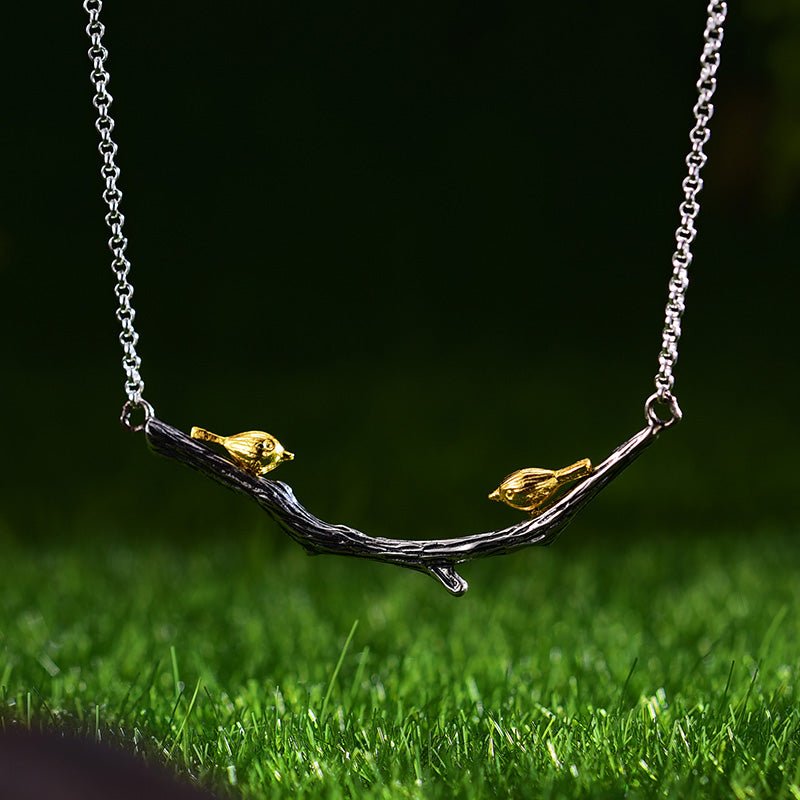 Bird's Marriage - Handmade Necklace - MetalVoque